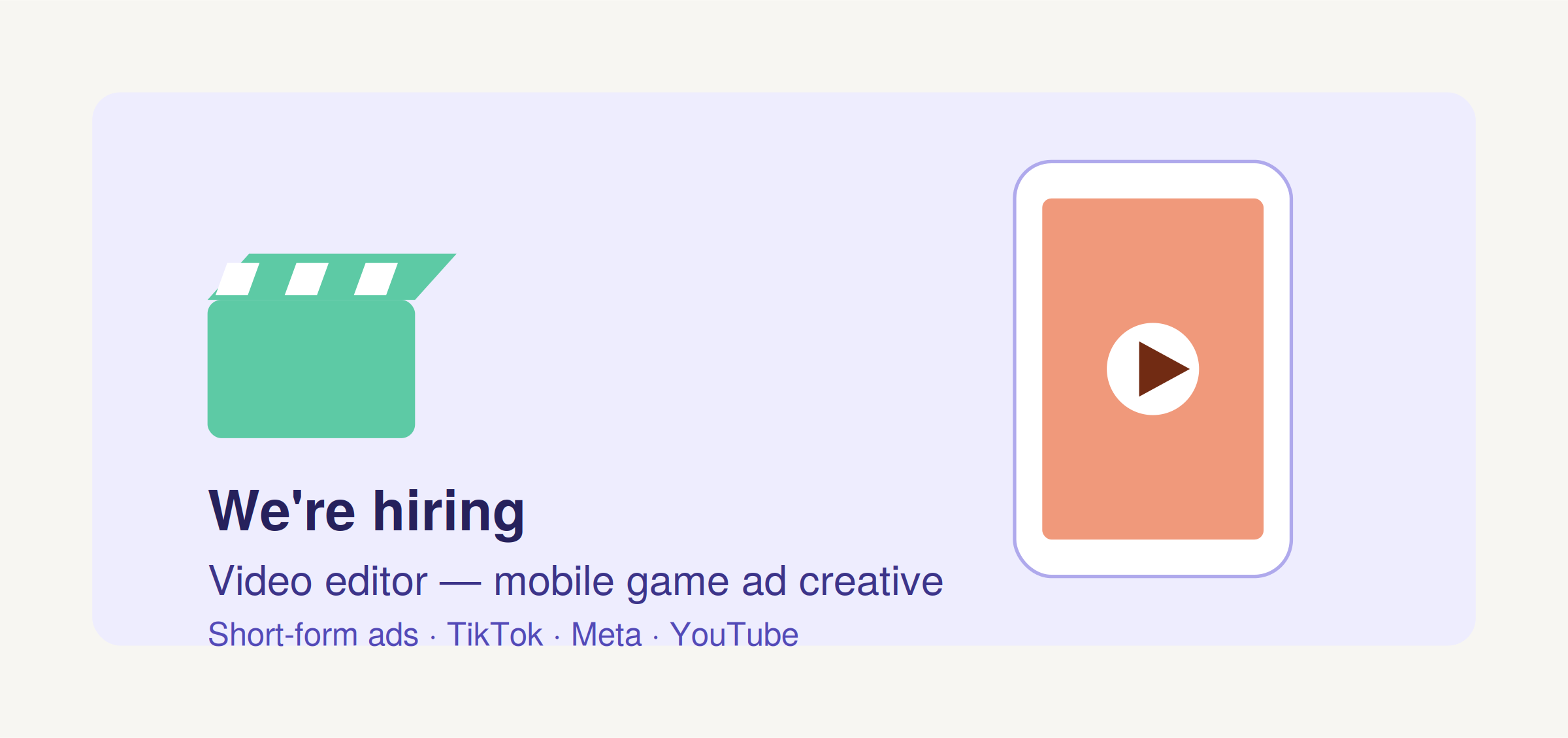 Video Editor – Mobile Game Ad Creative